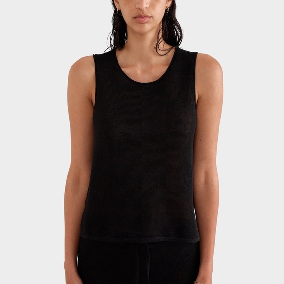 Venroy Linen Knitted Tank - Picture 6 of 6